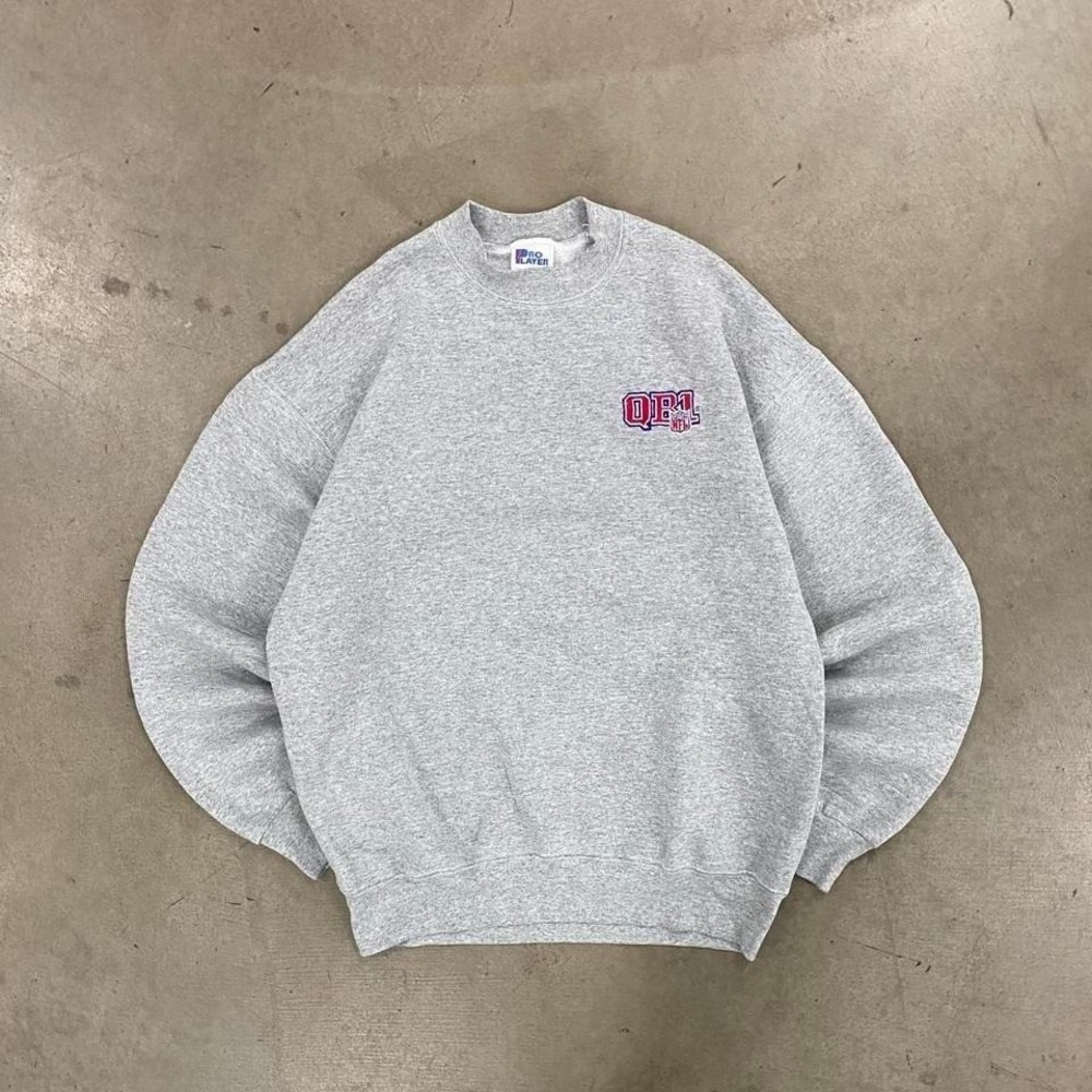 Vintage NFL Pro Player QB Club 90s Sweatshirt Crewneck Size XL